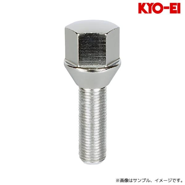 協永産業 ラグボルト 60°テーパー座 19HEX M12×P1.25 35mm 1pc クロームメッキ / Lug Bolt for Import Car (303-19L) KYO-EI