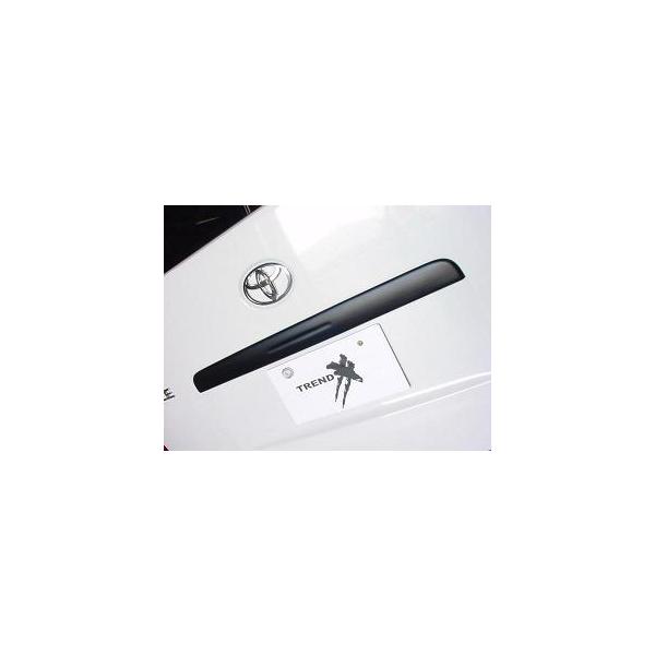 ハイエース200系 1-8型 リアゲートガーニッシュカバー キーホールレス ブラック■商品詳細品番：8098BK