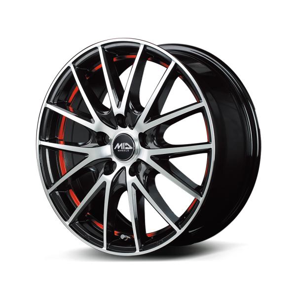 専用◆複◇製 マルカサービス MIDホイールズ RX27 アルミホイール1本 15x5.5J 4H 100