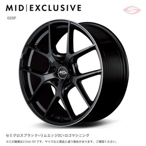 MAE 19インチ ホイール マルカサービス MIDエクスクルーシヴ 025F ホイール1本 19x8.0J 5H