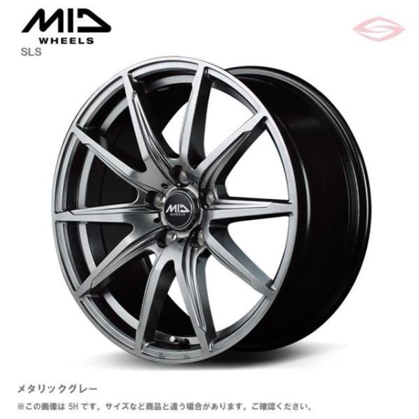 マルカサービス MIDホイールズ SLS アルミホイール1本 16x6.0J 4H 100