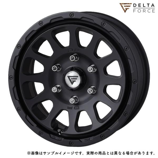 DELTA FORCE（デルタフォース） オーバル ホイール1本 17x8.0J 6H