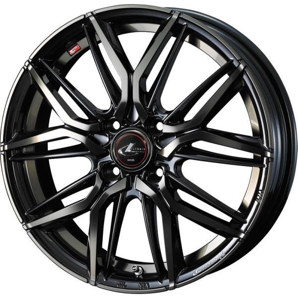 個人宅直送可 レオニスLM アルミホイール1本 15x5.5J 4H 100 50 パール