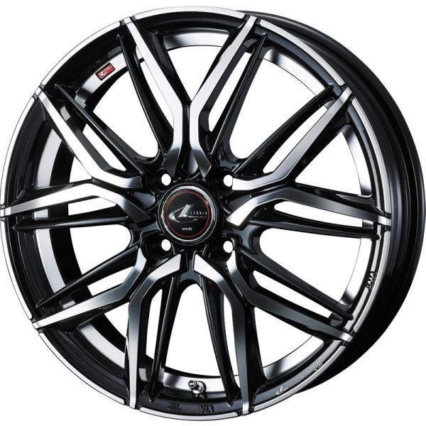 【美品】Weds レオニスLM ホイール4本セット　17インチ WEDS（ウェッズ） 個人宅直送可 レオニスLM 17x6.5 4H 100 +42 パール
