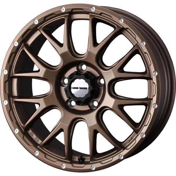 個人宅直送可 マッドヴァンス08 アルミホイール1本 17X8.0J 6H 139.7