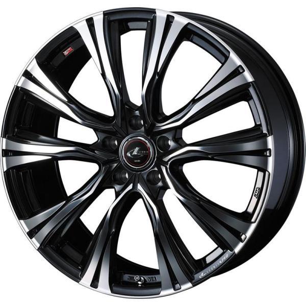 個人宅直送可 レオニスVR 16x6.5 5H 100 +42 パールブラックミラーカット / 16インチ ホイール1本 LEONIS VR Weds ウェッズ