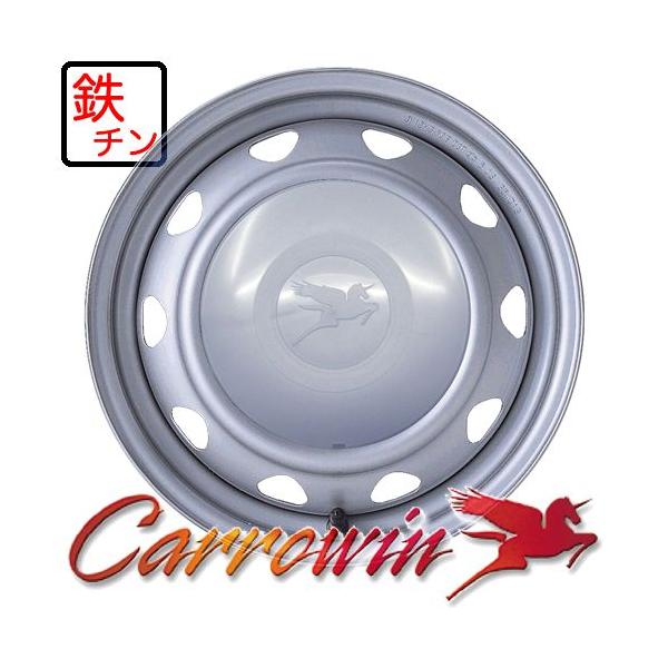 キャロウィン スチールホイール(1本) 12x3.5 +34 12Hマルチ(アルト) WD