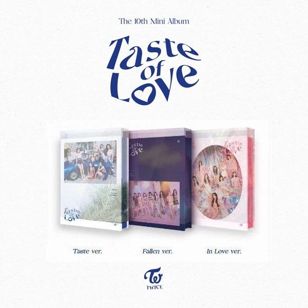 [Release date: June 18, 2021]TWICE 10th ミニアルバム TASTE OF LOVE【アルバム仕様】カバー+スリーブフォトブックCD-Rブックレットレンチキュラーテイスティングカードコースターフォトカード