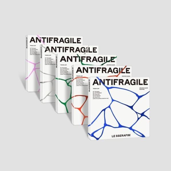 国内発送 LE SSERAFIM - 2nd ミニアルバム Antifragile COMPACT Ver バージョン選択可能 CD 韓国盤 公式 アルバム