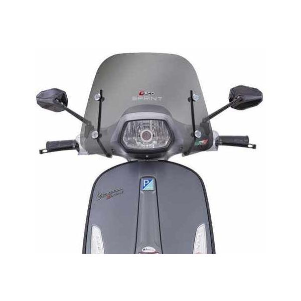 ベスパ Vespa スプリント ショートフライスクリーン【スモーク】【FACO