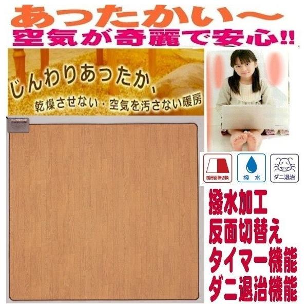 フローリングタイプの電気カーペット フローリング調プリント防水ホットカーペット（2畳/3畳） 通販 - ディノス