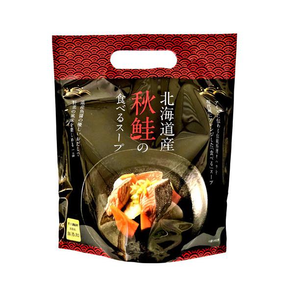NSニッセイ　北海道産　秋鮭の食べるスープ（200ｇ） 惣菜　汁物　インスタント　おかず　ご当地　シャケ　サケ