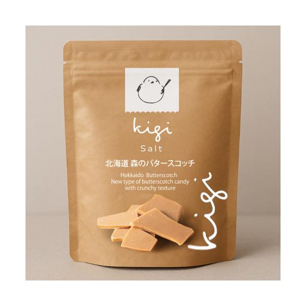 ノースグランド　北海道バタースコッチキャンディ　kigi　シマエナガ（オホーツクの塩）40ｇ 　Salt　森のバタースコッチ　飴　スイーツ　北海道お土産