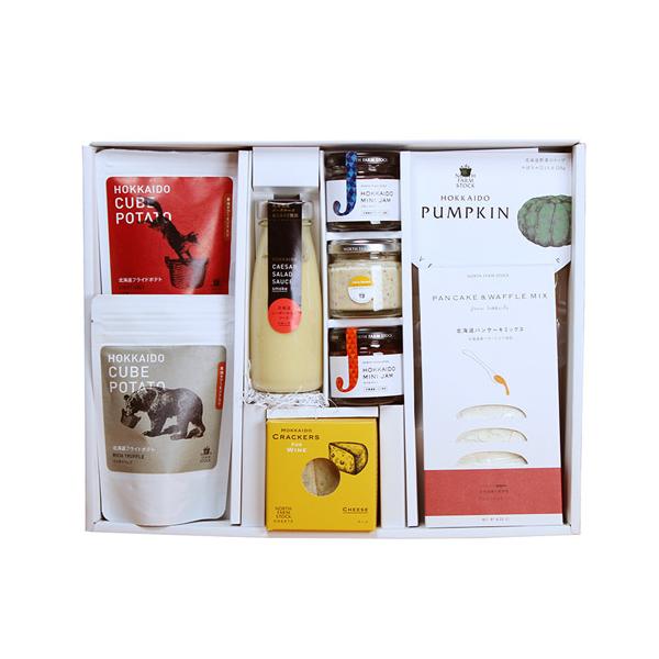 贈り物としてぴったりなNorh Farm Stockのギフトセット。専用の包装、手提げ袋をご希望の方は商品ページ内の【オプション】からお選びください。