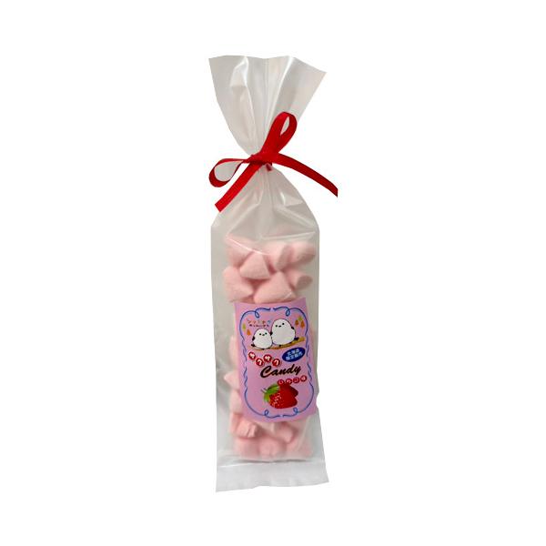 シマエナガ　サクサクキャンディ　イチゴ味（55ｇ）　 北海道限定発売　北海道土産　お土産　飴　おやつ　スイーツ　お菓子