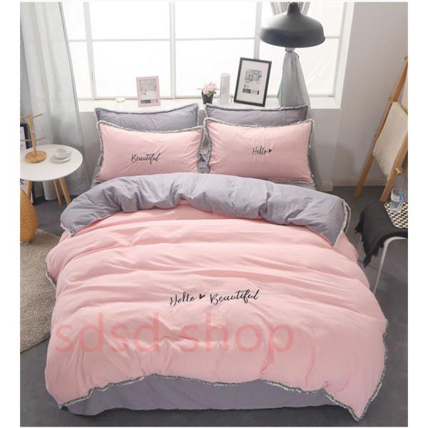 布団カバーセット ベッドカバー 掛け布団カバーフラットシーツ かわいい 寝具 ボックスシーツ 枕カバー ピローケース 無地 洗える 春夏 北欧風 防臭 防ダニ Buyee Buyee 일본 통신 판매 상품 옥션의 대리 입찰 대리 구매 서비스