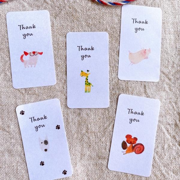 かわいい動物のthank Youシール サンキューシール 65枚 No 235 Buyee Buyee Japanese Proxy Service Buy From Japan Bot Online