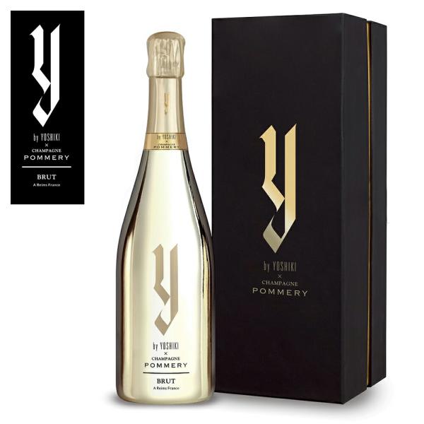 ワイ バイ ヨシキ シャンパーニュ ポメリー ブリュット 750ml(ギフトボックス付き) 送料無料 本州のみ 東亜 シャンパン シャンパーニュ