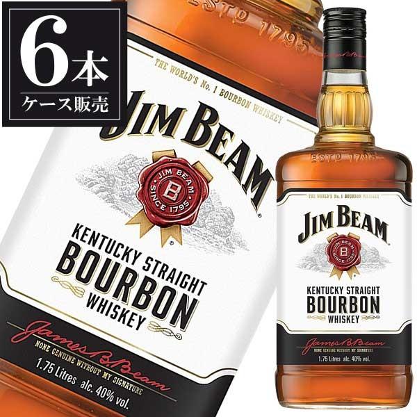 Wr[ 40x 1.75L 1750ml x 6{ P[X̔ AJ o[{ECXL[ JIM BEAM