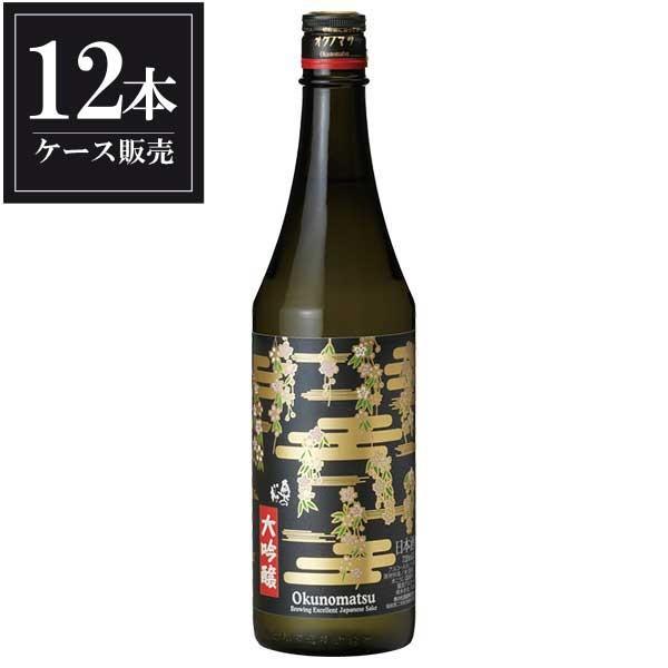 日本酒 奥の松 大吟醸 さくらラベル 720ml X 12本 ケース販売 奥