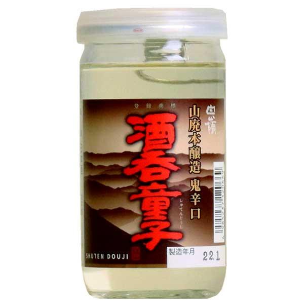 酒呑童子 山廃本醸大辛口カップ 180ml x 30本 ケース販売 ハクレイ酒造 京都府 OKN