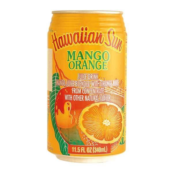 ハワイアンサン マンゴーオレンジ 缶 340ml x 24本 ケース販売 3ケースまで同梱可能 LJ アメリカ 飲料 398720