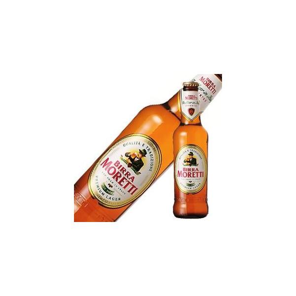 MORETTI モレッティ ビール 瓶 330ml x 24本 ケース販売 送料無料 本州
