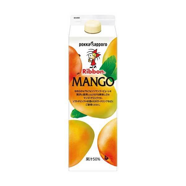 ポッカサッポロ Ribbon リボン マンゴー 業務用 紙パック 1l 1000ml X 6本 ケース販売 4ケースまで同梱可能 ポッカサッポロ Ja39 w06 リカータイム ヤフー店 通販 Yahoo ショッピング