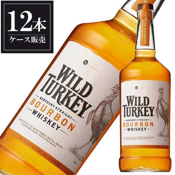 Ch^[L[ X^_[h 1L 1000ml x 12{ Ki P[X̔ WILD TURKEY R AJ o[{ ECXL[