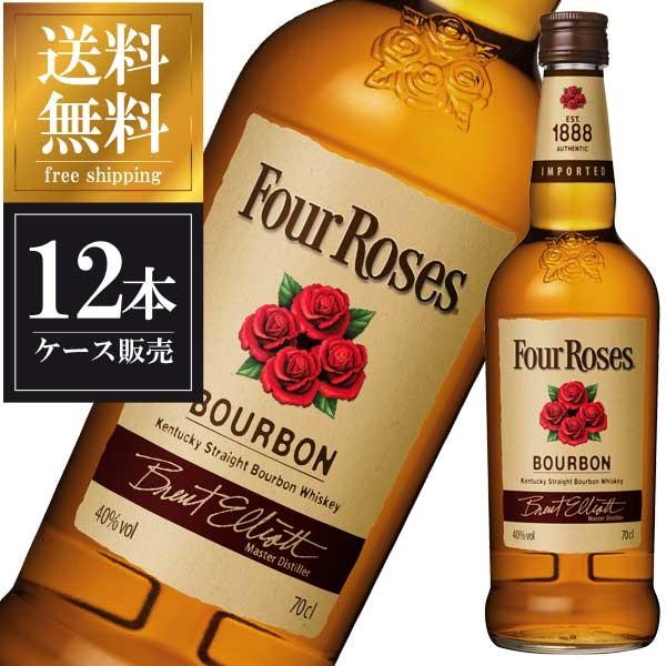 tHA[[Y 40x Ki 700ml × 12{ P[X̔ FourRoses L AJ P^bL[ Xg[g o[{ ECXL[