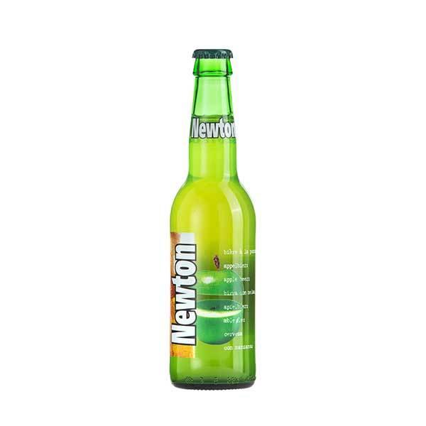 ニュートン 青りんごビール 瓶 330ml x 24本 ケース販売 送料無料 本州のみ NB ベルギー ビール