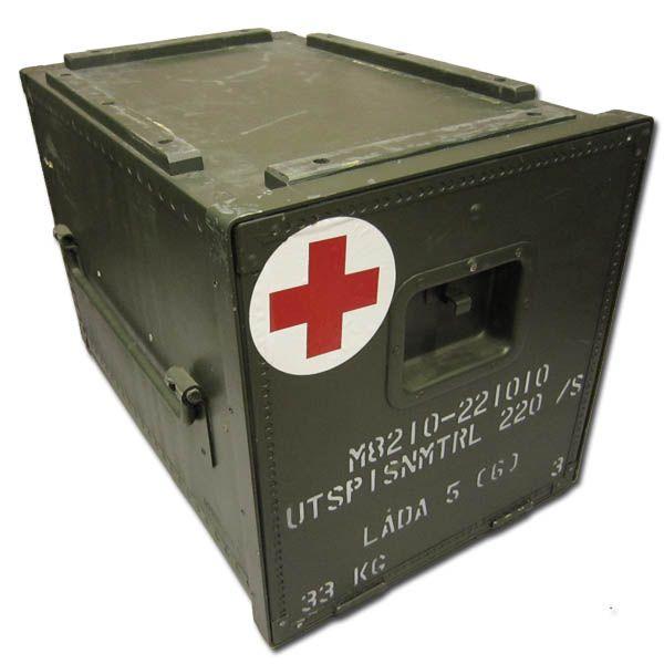 スウェーデン軍メディカルウッドボックス 40x42x62cm スウェーデン軍メディカルウッドボックス 40x42x62cm