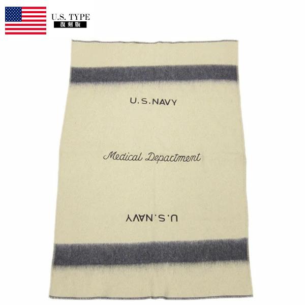 US 米軍支給 ブランケット 米軍タイプ WW2 NAVYブランケット スモール 新品 EE265YN 毛布