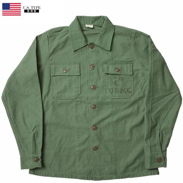 YMCLKY 米軍タイプ OG-107 ファティーグシャツ 長袖 USMC YMCLKY 米軍タイプ OG-107 ファティーグシャツ 長袖 USMC