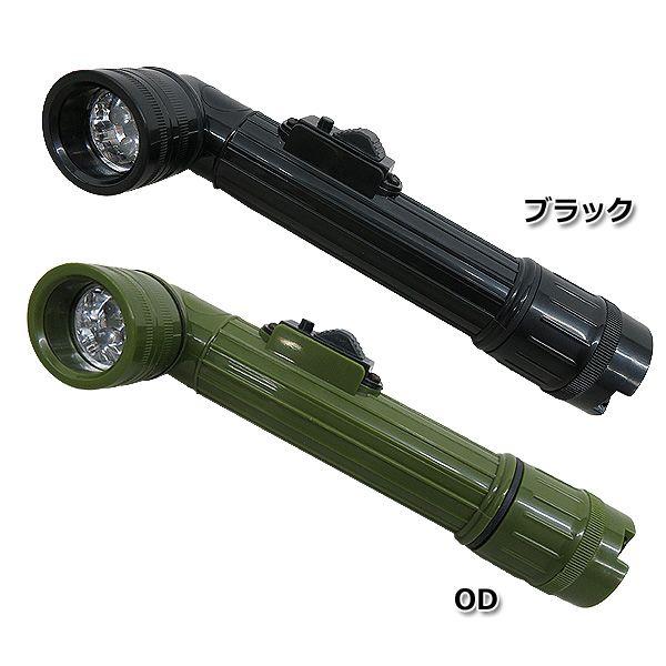 希少　アンティーク　携帯型ライト　ミリタリー　懐中電灯 LED L型 ハンディライト S小型ライト 懐中電灯 ブラック