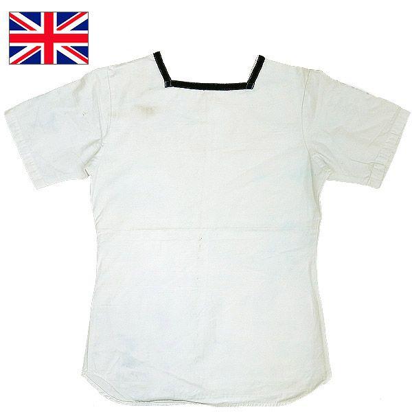 メール便可 イギリス軍 セーラーTシャツ USED JT045UN : ミリタリー