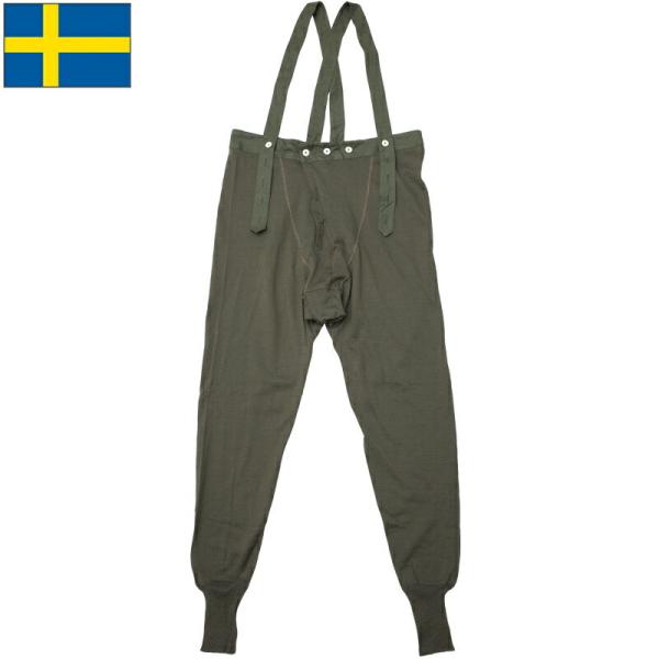 スウェーデン軍 モーターサイクル アンダーパンツ オリーブ デッド
