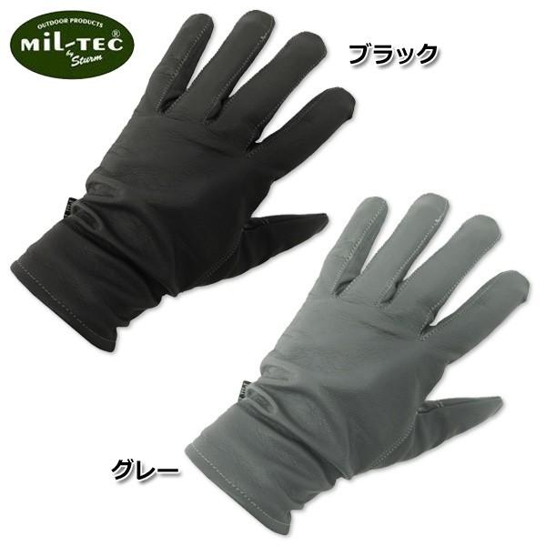 ミリタリー用 ブラック グローブ MIL-TEC（ミルテック） 1点ならメール便可 ドイツ軍タイプ フライト