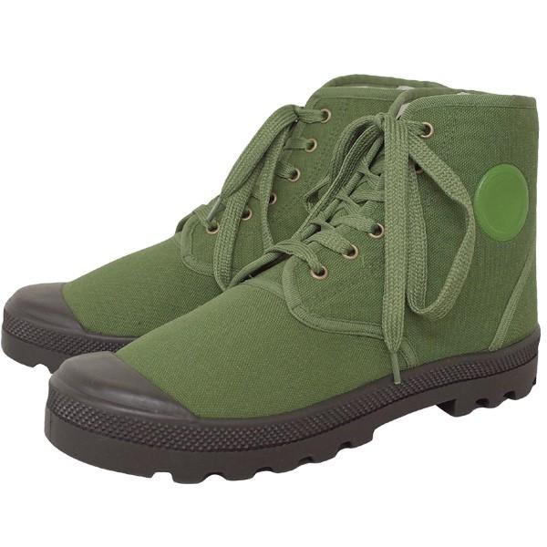 フランス軍タイプ キャンバススニーカー ハイカット ミリタリーブーツ ミリタリーシューズ ハイカットスニーカー キャンバスブーツ ローテク 靴紐 レプリカ 復刻 ミリタリー百貨シービーズ 通販 Yahoo ショッピング