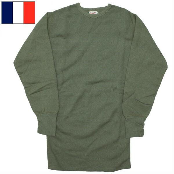 フランス軍 スウェットシャツ オリーブ デッドストック JU011NN
