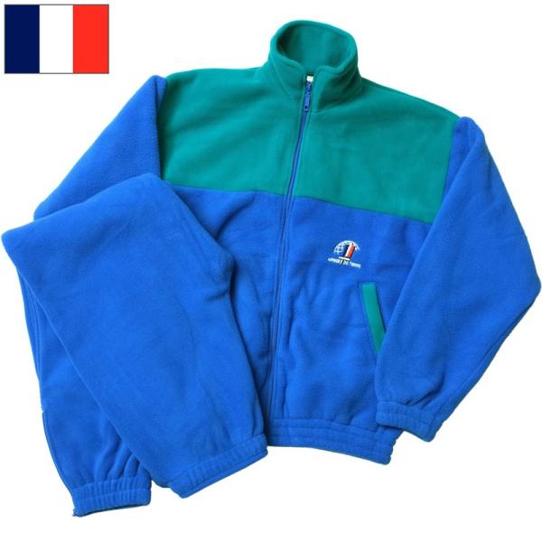 フランス軍 ARMY トレーニング フリース 上下セット デッドストック