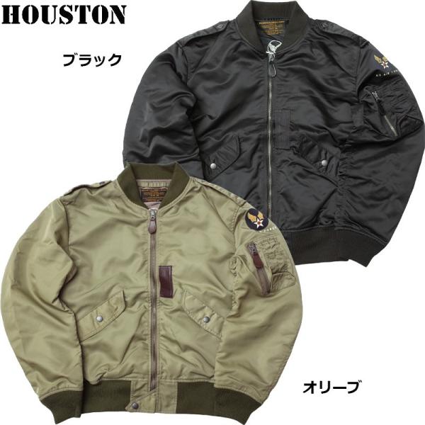 HOUSTON L-2フライトジャケット HOUSTON ヒューストン 米軍 L-2 フライトジャケット 日本製