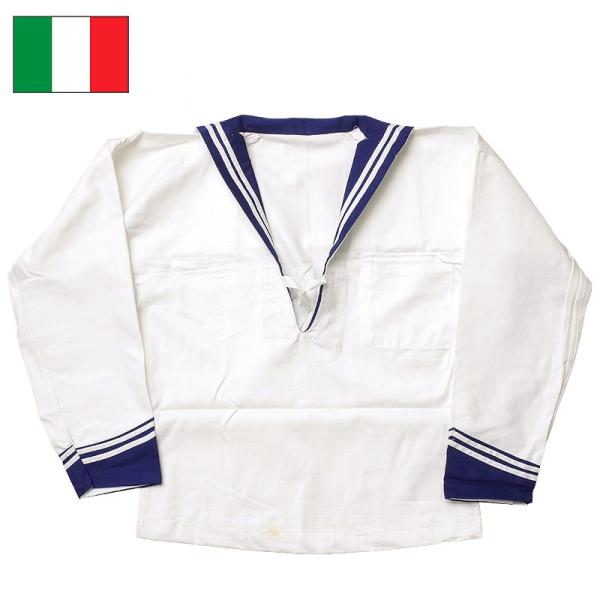 Ｉイタリア軍＊１９５０年代＊海軍＊セーラー服（実物） Iイタリア軍＊1950年代＊海軍＊セーラー服（実物）