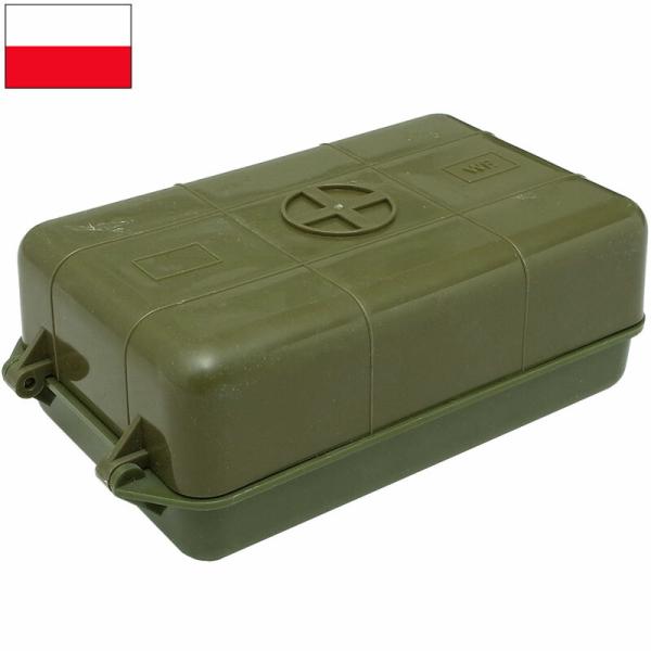 ポーランド軍 ファーストエイド プラスチックボックス オリーブ ポーランド軍 ファーストエイド プラスチックボックス オリーブ