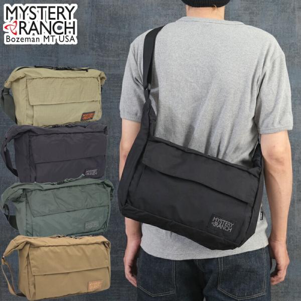 MYSTERY RANCH ショルダーバッグ ブラック MYSTERY RANCH ミステリーランチ ショルダーバッグ メンズ