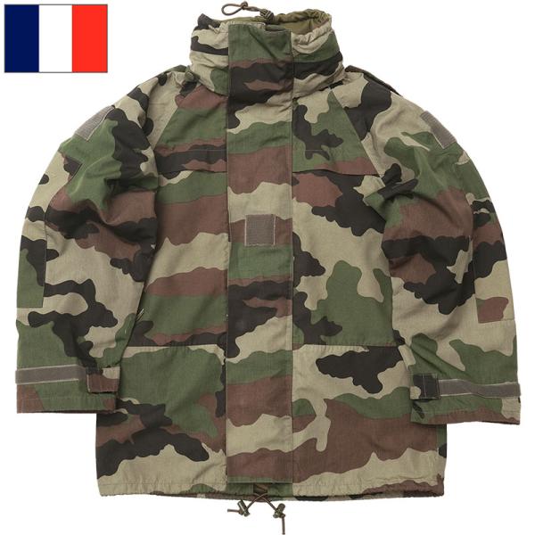 フランス軍 3レイヤー 防水パーカー CCEカモ 実物 1着はオマケ