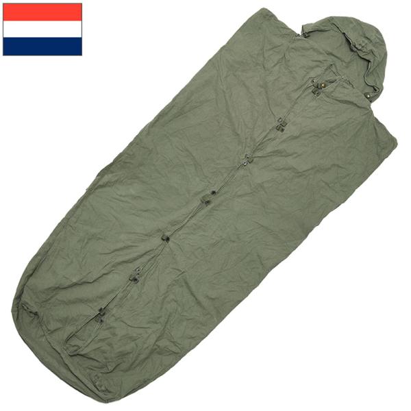 オランダ軍 M80 スリーピングバッグカバー オリーブ USED オランダ軍 M80 スリーピングバッグカバー オリーブ USED