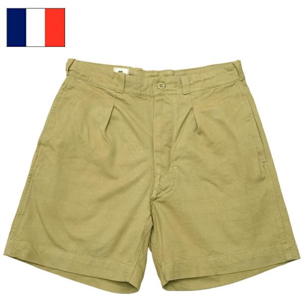 【9/1販売終了】フランス軍 M52 ショートパンツ サイズ5 Amazon | フランス軍 M52 チノショーツ カーキ デッドストック