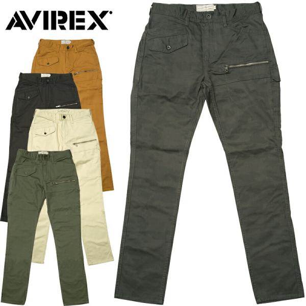 45%OFF！■AVIREX アビレックス #7835210004(6156101) ストレッチ ドビーパンツ メンズ 男性 ボトムス ズボン カジュアル アメカジ ミリタリー 春 夏 秋 冬 ☆特