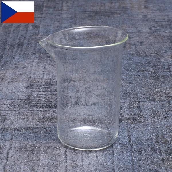チェコ軍 ガラス ビーカー 50ml デッドストック EE865NN 容器 カップ